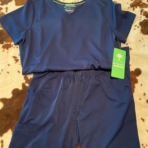 Navy Blue Scrub set